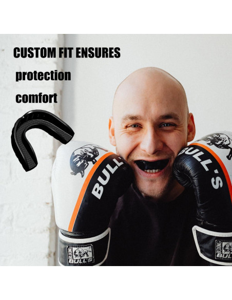 Protector Bucal Deportivo Gelfort para Fútbol y Boxeo - Negro Protector Bucal Deportivo Gelfort para Fútbol y Boxeo - Negro