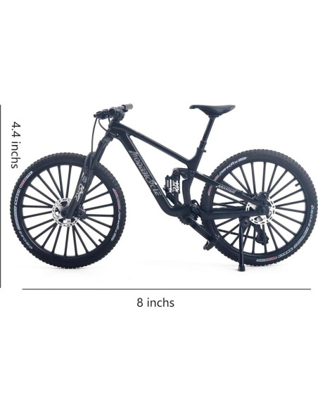 Bicicleta de Montaña Miniatura ZIYUE 20.3x11.2cm Negro Bicicleta de Montaña Miniatura ZIYUE 20.3x11.2cm Negro