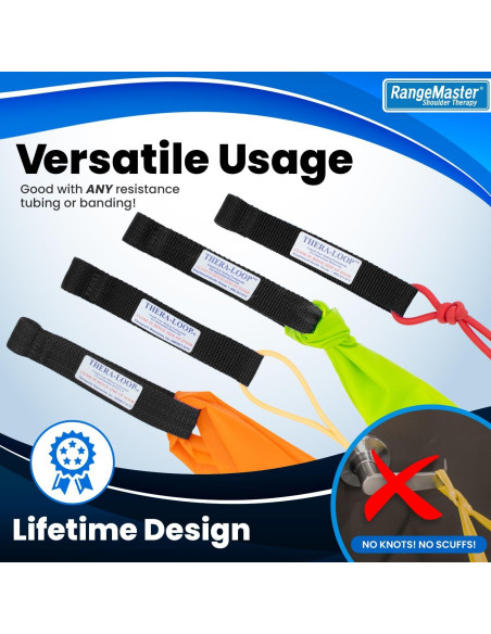 Anclajes de Puerta RangeMaster TheraLoop Antideslizante - Paquete de 2 Anclajes de Puerta RangeMaster TheraLoop Antideslizante - Paquete de 2