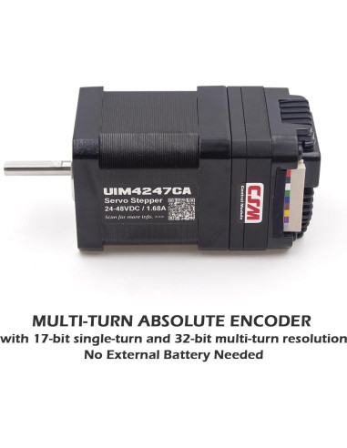 Motor Paso a Paso Nema 17 UIROBOT con Encoder Absoluto 3000RPM