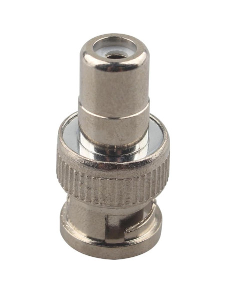 6 Adaptadores Coaxiales BNC Macho a RCA Hembra Futheda 6 Adaptadores Coaxiales BNC Macho a RCA Hembra Futheda