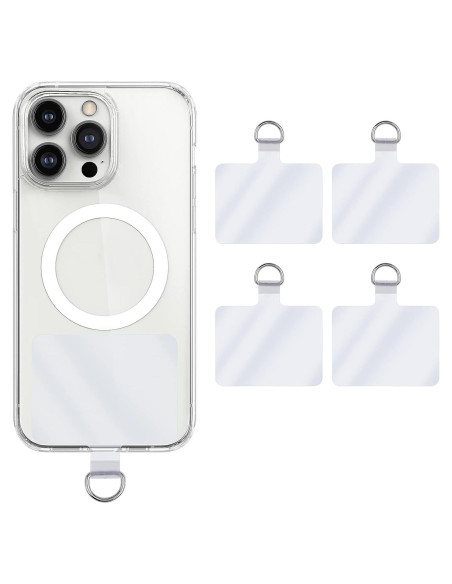 Parches de Lanyard D-Buckle Cobee 4 Pcs PVC Transparente Parches de Lanyard D-Buckle Cobee 4 Pcs PVC Transparente