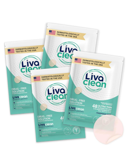 Parche Hidrocoloide LivaClean 4 Pk para Espinillas 48 Unidades Parche Hidrocoloide LivaClean 4 Pk para Espinillas 48 Unidades