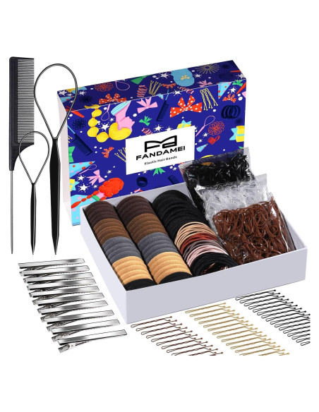 Kit de Accesorios para el Cabello FANDAMEI - 900 Piezas Kit de Accesorios para el Cabello FANDAMEI - 900 Piezas