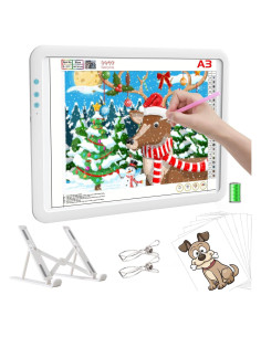 Tableta de Luz LED Recargable A3 YINGWOND con Soporte 3500mAh