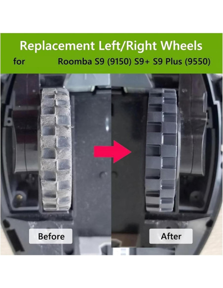 Ruedas de Aspiradora Robot Bling-bling S9 Izquierda y Derecha Ruedas de Aspiradora Robot Bling-bling S9 Izquierda y Derecha