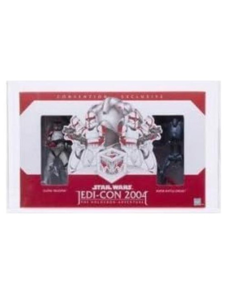 Figuras Star Wars Clone Trooper y Super Battle Droid 2004 Figuras Star Wars Clone Trooper y Super Battle Droid 2004