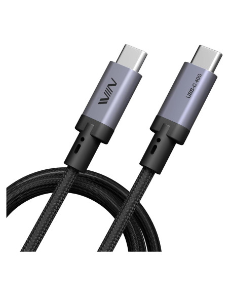 Cable USB C a C 1.5M IVIIN Thunderbolt 4 40Gbps 240W 8K Cable USB C a C 1.5M IVIIN Thunderbolt 4 40Gbps 240W 8K