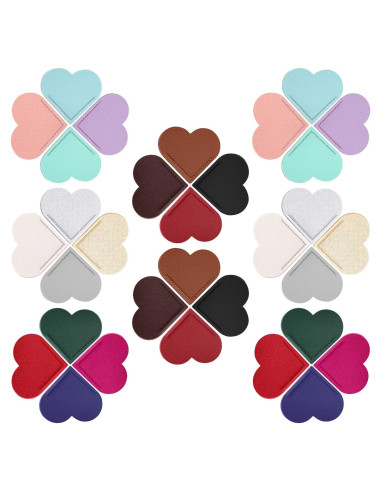 32 Marcadores de Corazón de Cuero Kdafio - Accesorios de Lectura