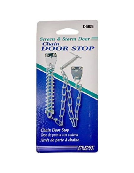 Cadena y resorte protector de puerta Prime-Line K 5026 galvanizado Cadena y resorte protector de puerta Prime-Line K 5026 galvanizado