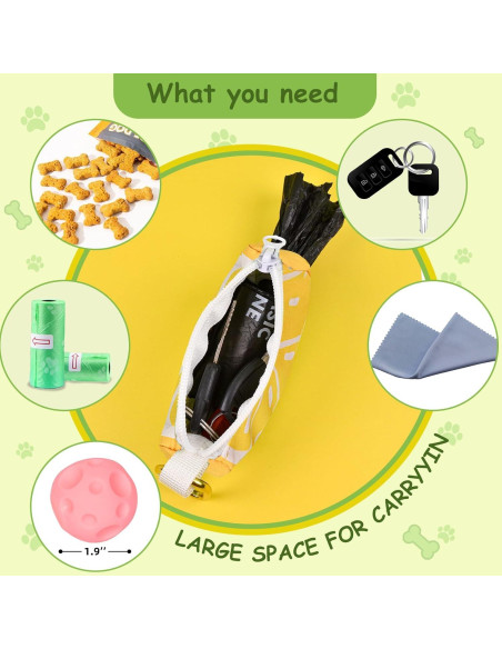 Soporte para bolsas de caca de perro BlissBud Limón Soporte para bolsas de caca de perro BlissBud Limón