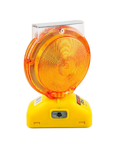 Juego de 12 Luces de Advertencia LED Ámbar Solar RK Safety