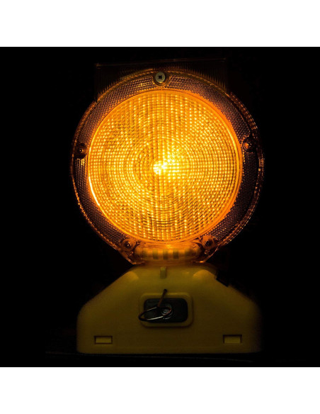 Juego de 12 Luces de Advertencia LED Ámbar Solar RK Safety Juego de 12 Luces de Advertencia LED Ámbar Solar RK Safety