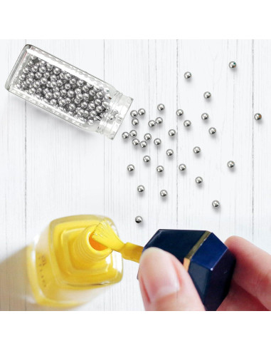 Bolas de Mezcla de Pintura ANCIRS 400 Pcs Acero Inoxidable 3mm