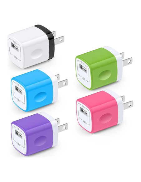 Cargador de Pared USB 5 Puertos Shenzhen Putuo 2.1A Cargador de Pared USB 5 Puertos Shenzhen Putuo 2.1A