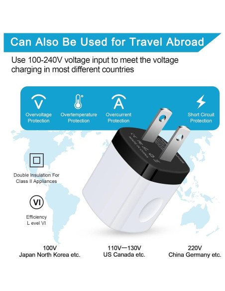 Cargador de Pared USB 5 Puertos Shenzhen Putuo 2.1A Cargador de Pared USB 5 Puertos Shenzhen Putuo 2.1A