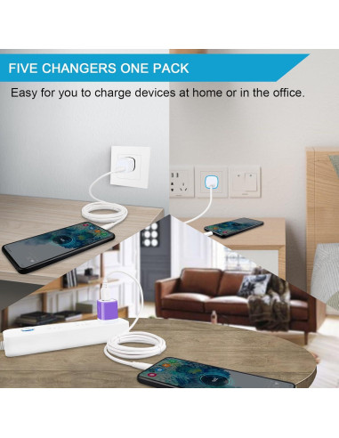 Cargador de Pared USB 5 Puertos Shenzhen Putuo 2.1A