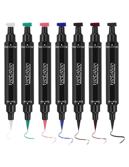 Conjunto de Sellos de Eyeliner MAEPEOR 6 Colores Impermeable Conjunto de Sellos de Eyeliner MAEPEOR 6 Colores Impermeable