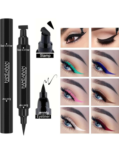 Conjunto de Sellos de Eyeliner MAEPEOR 6 Colores Impermeable Conjunto de Sellos de Eyeliner MAEPEOR 6 Colores Impermeable