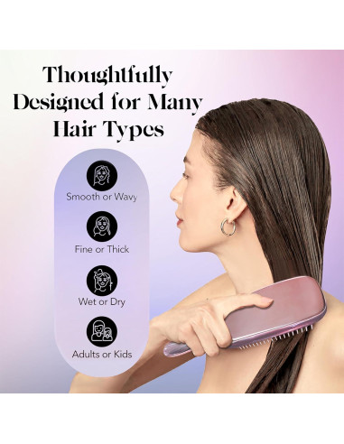 Cepillo Desenredante BELISIMO para Cabello Húmedo y Seco