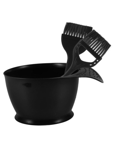 Kit de Tazón y Brocha para Tinte de Cabello CLISPEED