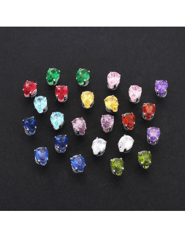 Pendientes Magnéticos Spiritlele 12 Pares Circonita AAA