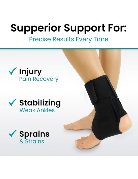 Férula de Tobillo Ajustable Vive Health - Soporte Unisex S Férula de Tobillo Ajustable Vive Health - Soporte Unisex S