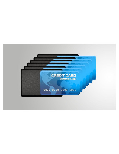 Soporte para Tarjetas de Crédito Card Armor - 6 Fundas RFID Transparentes Soporte para Tarjetas de Crédito Card Armor - 6 Fundas RFID Transparentes