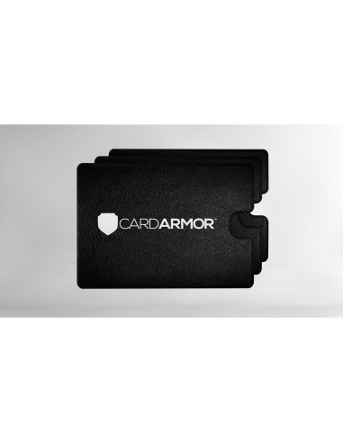 Soporte para Tarjetas de Crédito Card Armor - 6 Fundas RFID Transparentes
