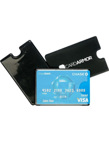 Soporte para Tarjetas de Crédito Card Armor - 6 Fundas RFID Transparentes Soporte para Tarjetas de Crédito Card Armor - 6 Fundas RFID Transparentes