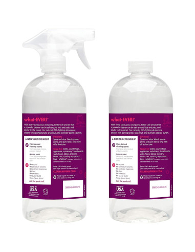 Limpiador Multiusos Ecológico Better Life - 0.95 L x 2 - Aroma Grosella y Cítricos