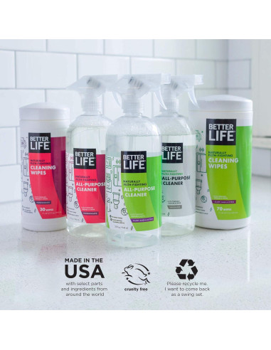 Limpiador Multiusos Ecológico Better Life - 0.95 L x 2 - Aroma Grosella y Cítricos