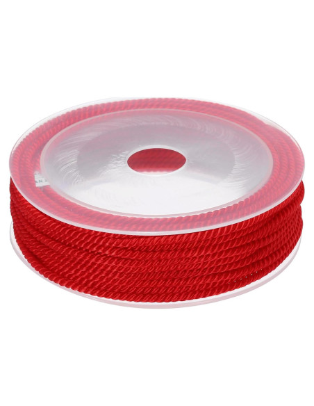Cuerda Trenzada de Nylon Rebower 3mm x 7m Color Rojo Cuerda Trenzada de Nylon Rebower 3mm x 7m Color Rojo