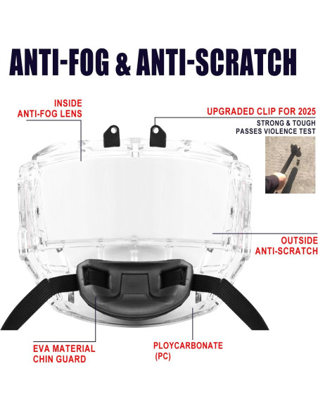 Casco de Hockey GY PC018-JR Visor Completo Anti-Niebla Casco de Hockey GY PC018-JR Visor Completo Anti-Niebla