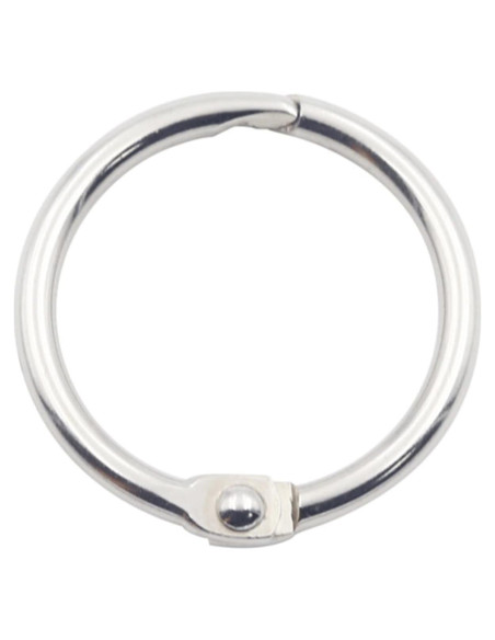 KINGFOREST 50 Anillos de Encuadernación de 25mm Niquelados KINGFOREST 50 Anillos de Encuadernación de 25mm Niquelados