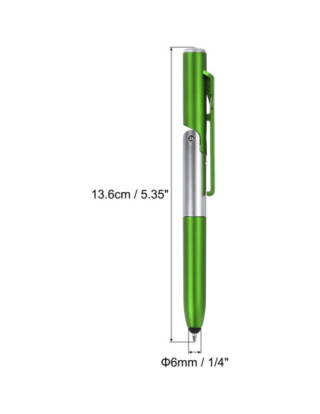Bolígrafo Estilógrafo Multifuncional MECCANIXITY Verde 4 en 1 Bolígrafo Estilógrafo Multifuncional MECCANIXITY Verde 4 en 1