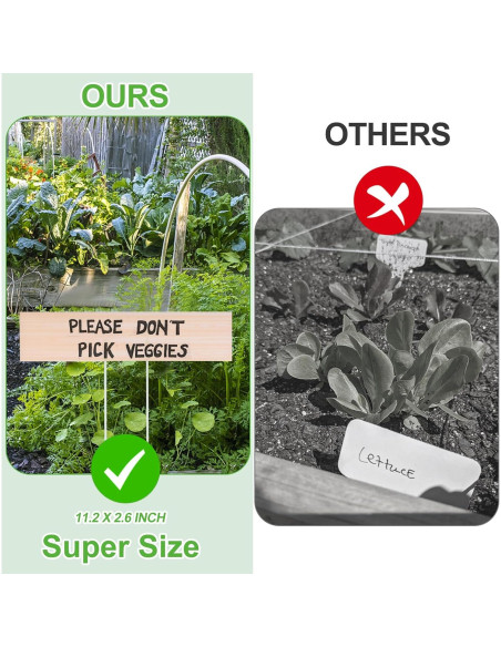 Conjunto de 20 Etiquetas de Plantas Jumbo Youdaju 37 cm Impermeables Conjunto de 20 Etiquetas de Plantas Jumbo Youdaju 37 cm Impermeables