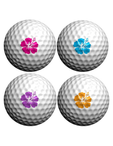 Marcadores de Pelotas de Golf Golfdotz Paraíso Tropical - 32 Unidades
