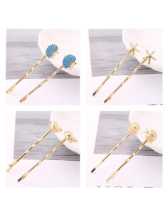 Juego de Horquillas de Estrella de Mar Guqqeuc - 8 Piezas