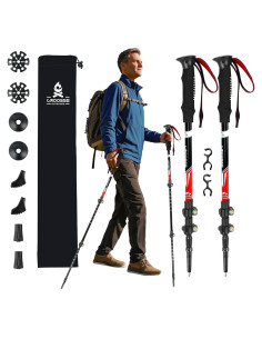 Bastones de Senderismo Plegables Croosseoutdoors 2 Unidades