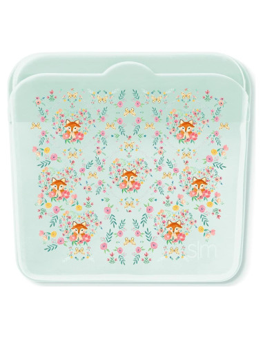 Bolsas de Sándwich Reutilizables Simple Modern 18oz Silicona Zorro