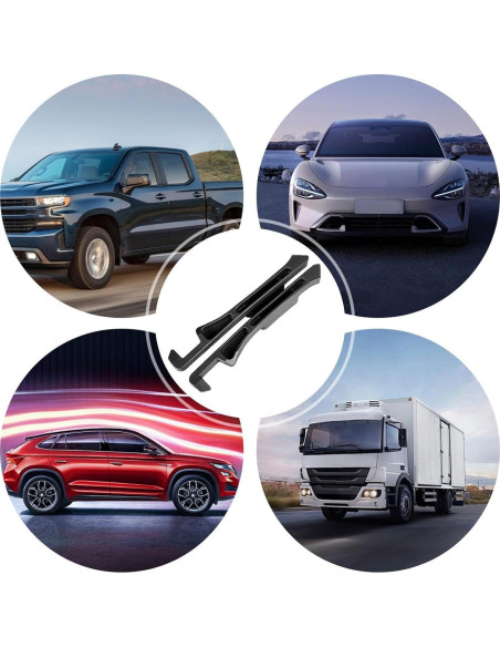 Relleno Espacio entre Asientos de Coche NXCYZY 2 Piezas Negro