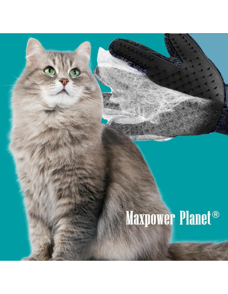 Guantes de Aseo para Mascotas Maxpower Planet - Negro Guantes de Aseo para Mascotas Maxpower Planet - Negro