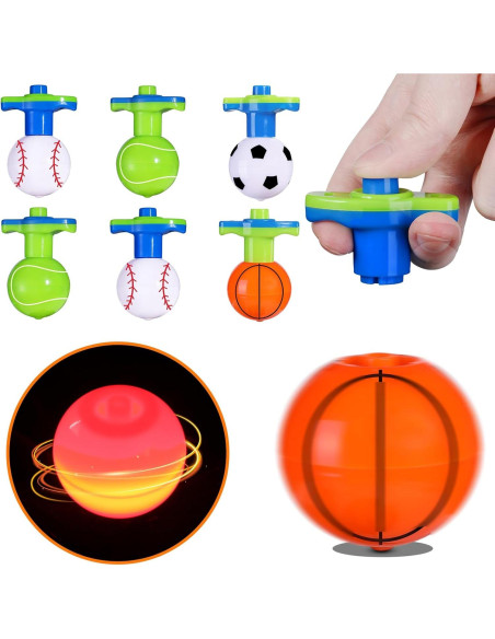 SCIONE 12 Piezas Luces Giratorias para Niños - Juguetes de Fiesta SCIONE 12 Piezas Luces Giratorias para Niños - Juguetes de Fiesta