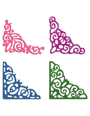 Troqueles de Corte en Esquina GLOBLELAND para Scrapbooking DIY