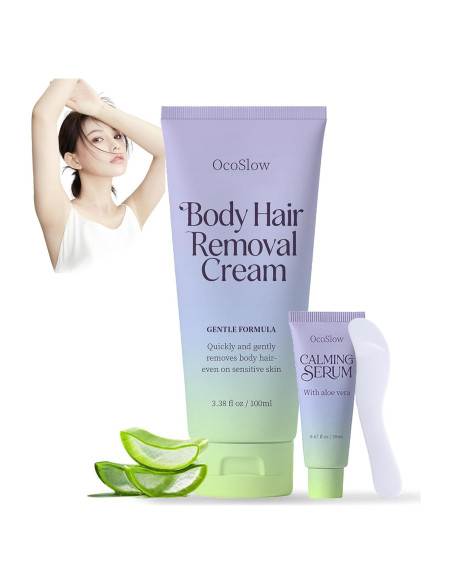 Crema Depiladora Corporal OcoSlow 156g Indolora Piel Sensible Crema Depiladora Corporal OcoSlow 156g Indolora Piel Sensible