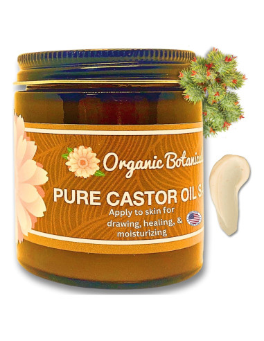 Ungüento de Aceite de Ricino Orgánico Puro 56.7g - Hidratante