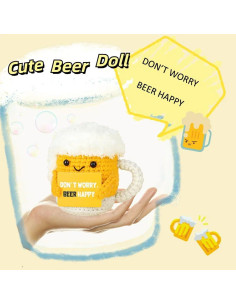 Cerveza de Crochet Hecha a Mano Cuvstvo - Regalo Inspiracional 2