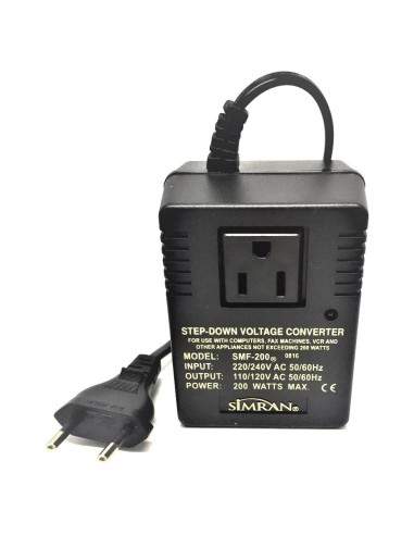 Convertidor de Voltaje Simran SMF-200 200W Paso a Abajo