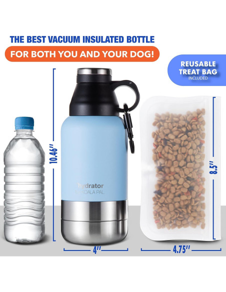 Botella de Agua Portátil para Perros KOALA PAL 32 oz Azul Botella de Agua Portátil para Perros KOALA PAL 32 oz Azul